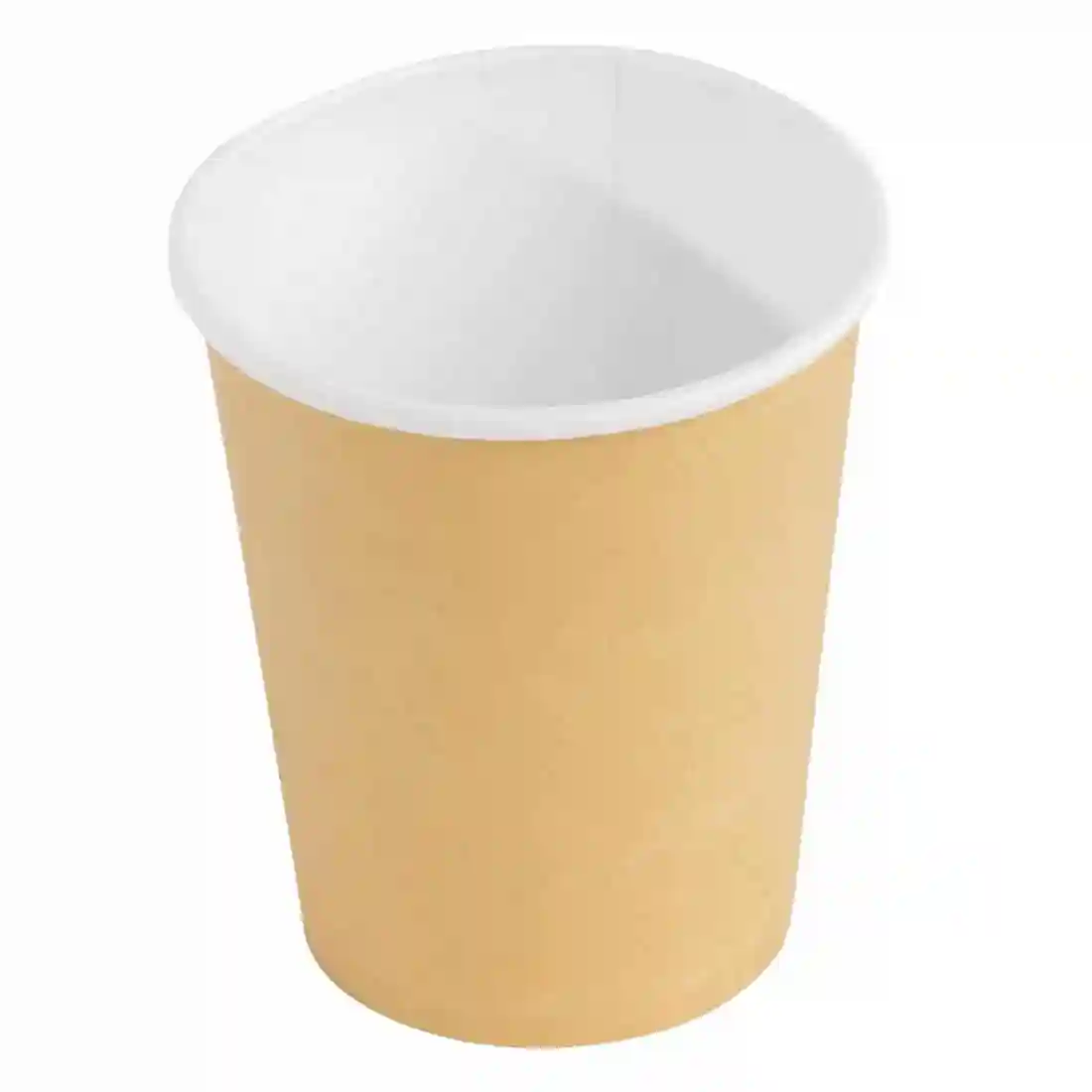 Fiesta Recyclable Coffee Cups Single Wall Kraft 225ml / 8oz (Pack of 50) - Image 3
