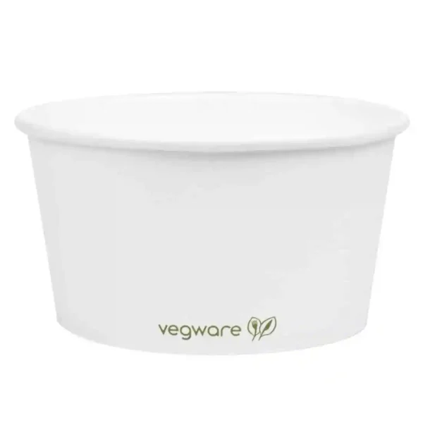 Vegware Compostable Hot Food Pots 340ml / 12oz (Pack of 500) - Image 1