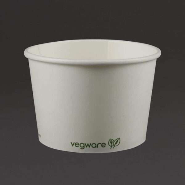 Vegware Compostable Hot Food Pots 455ml / 16oz (Pack of 500) - Image 2