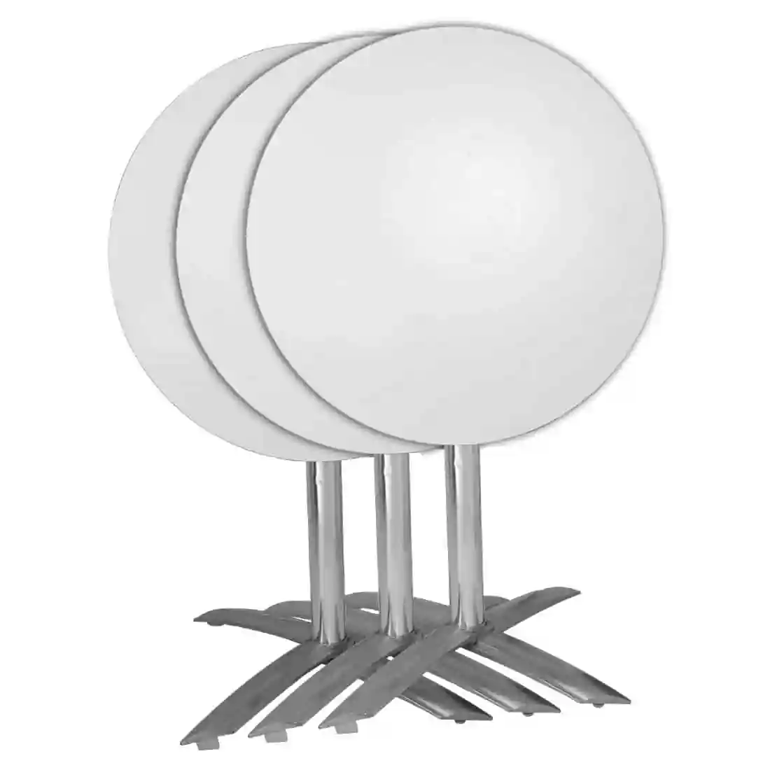 Bolero Flip Top Aluminium Table Base - Image 8