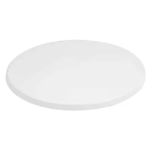 Bolero Pre-drilled Round Tabletop White 600mm