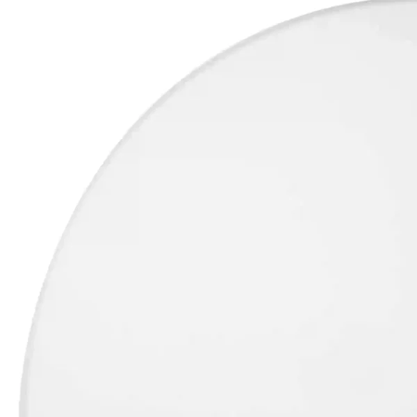 Bolero Pre-drilled Round Tabletop White 600mm - Image 3