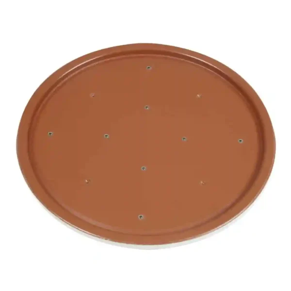Bolero Pre-drilled Round Tabletop White 600mm - Image 5