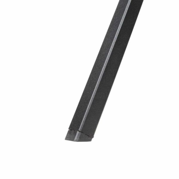 Bolero Black Steel Patterned Square Bistro Table 700mm - Image 5