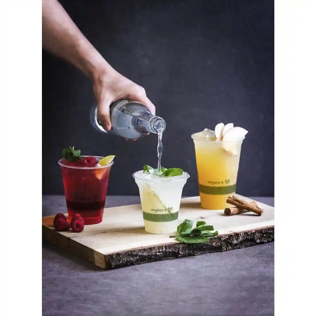 Vegware Compostable PLA Cold Cups 340ml / 12oz (Pack of 1000) - Image 5