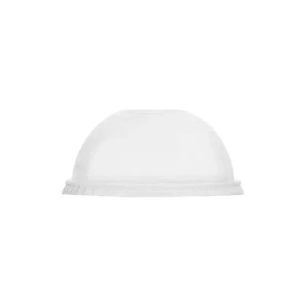Vegware Compostable Cold Cup Domed Lids 340ml / 12oz and 455ml / 16oz (Pack of 1000) - Image 1