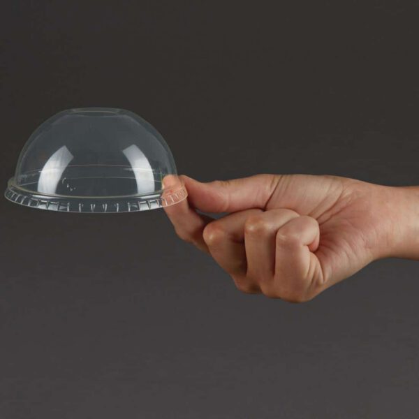 Vegware Compostable Cold Cup Domed Lids 340ml / 12oz and 455ml / 16oz (Pack of 1000) - Image 7