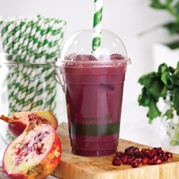 Vegware Compostable Cold Cup Domed Lids 340ml / 12oz and 455ml / 16oz (Pack of 1000) - Image 8