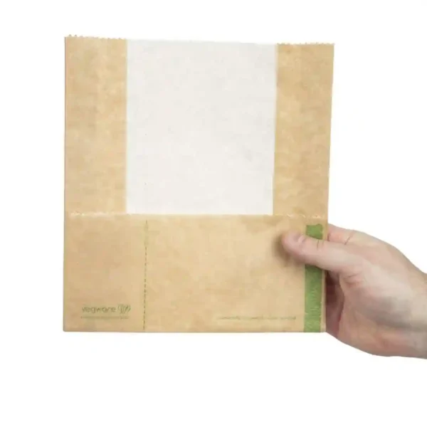Vegware Compostable Kraft Panini Bags (Pack of 500) - Image 4