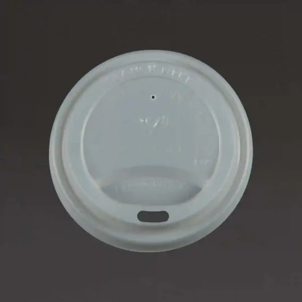 Vegware Compostable Coffee Cup Lids 225ml / 8oz (Pack of 1000) - Image 1