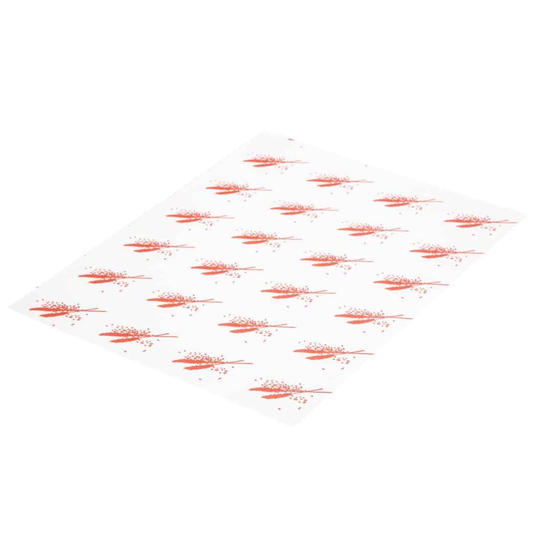 Burger Wrapping Paper Sheets Red 245 x 300mm (Pack of 1000) - Image 3