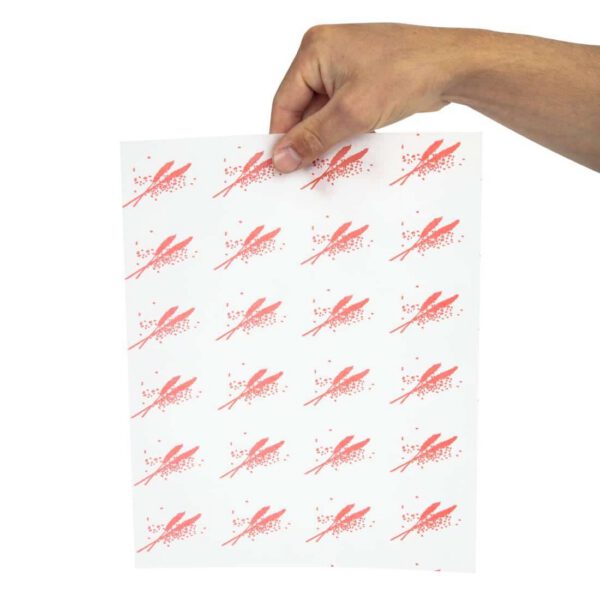 Burger Wrapping Paper Sheets Red 245 x 300mm (Pack of 1000) - Image 4