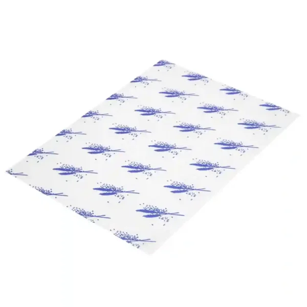 Burger Wrapping Paper Sheets Blue 245 x 300mm (Pack of 1000) - Image 2