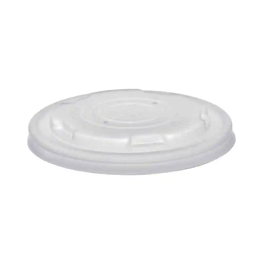 Vegware Compostable Hot Food Pot Flat Lids 170ml / 6oz and 230ml / 8oz - Image 2