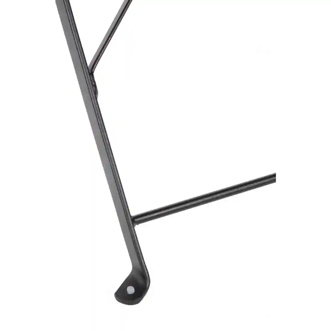 Bolero Perth Black Pavement Style Steel Folding Chairs (Pack of 2) - Image 6