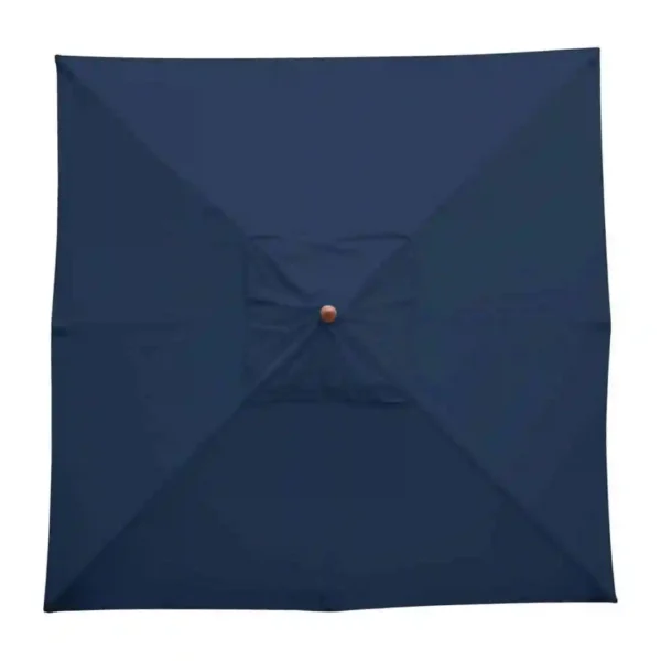 Bolero Square Double Pulley Parasol 2.5m Diameter Navy Blue - Image 5