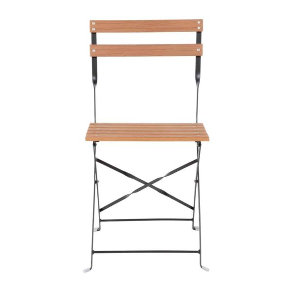 GJ766 - Bolero Faux Wood Bistro Chair (Pack 2) - Image 3