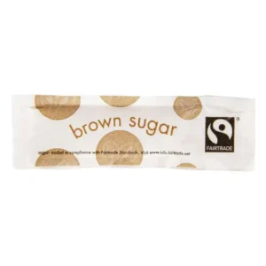 Vegware Compostable Fairtrade Brown Sugar Sticks (Pack of 1000)