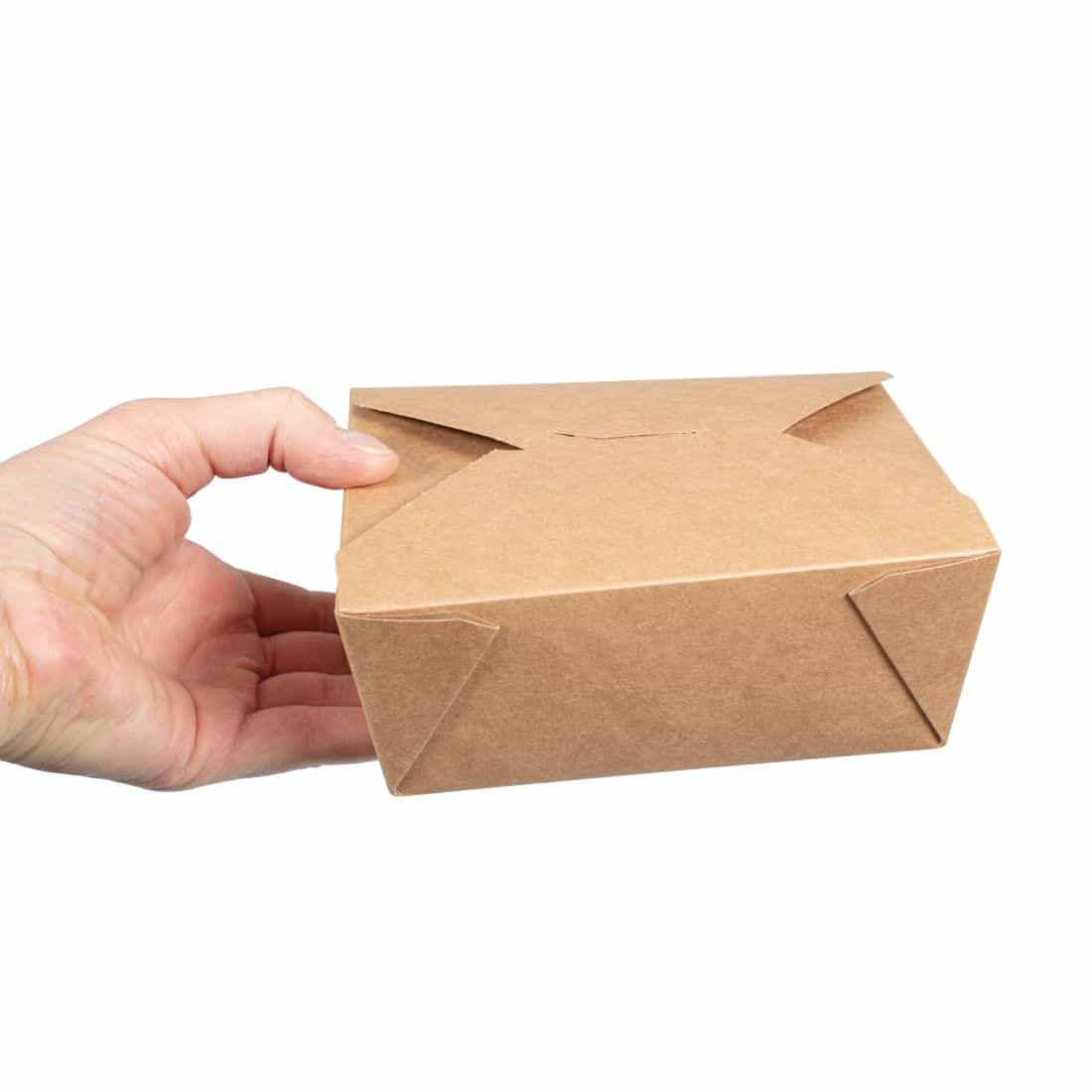 Vegware Compostable Paperboard Food Boxes No.8 1300ml / 46oz (Pack of 300) - Image 9