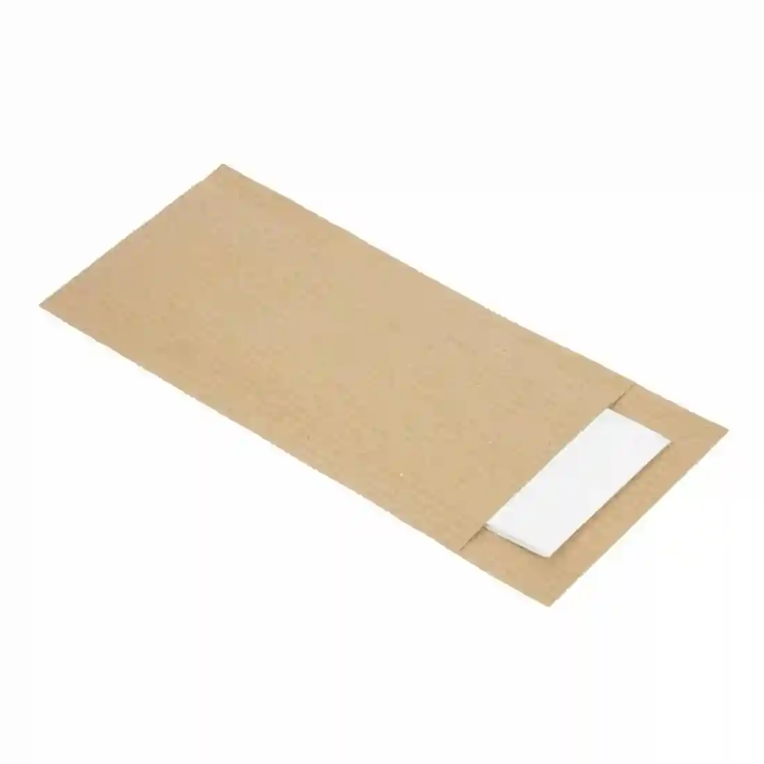 Europochette Brown Cutlery Pouch with White Napkin - Image 2