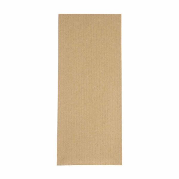 Europochette Brown Cutlery Pouch with White Napkin - Image 4
