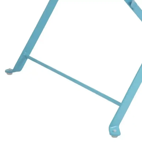 Bolero Perth Blue Pavement Style Steel Folding Chairs (Pack of 2) - Image 9