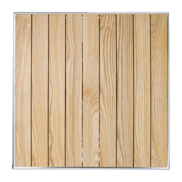 Bolero Ash Flip Top Square Bistro Table 600mm - Image 2