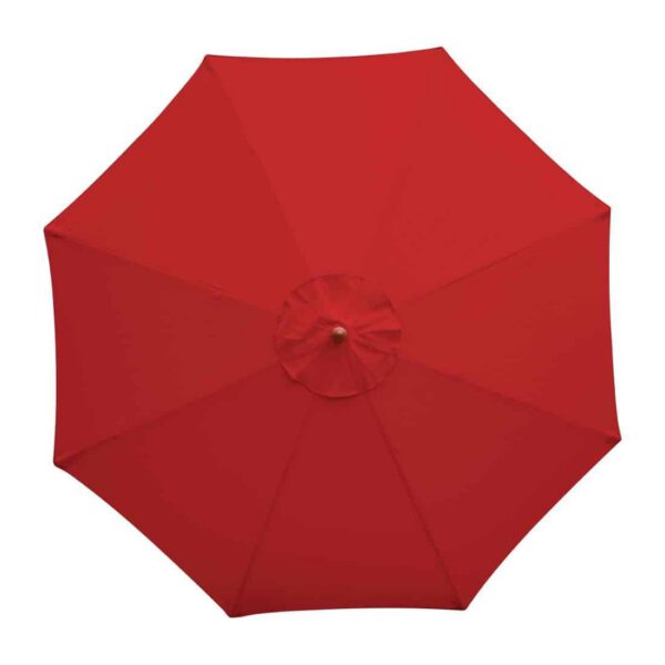 Bolero Round Parasol 2.5m Diameter Red - Image 5