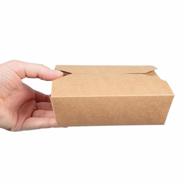 Vegware Compostable Paperboard Food Boxes No.5 1050ml / 37oz (Pack of 150) - Image 4