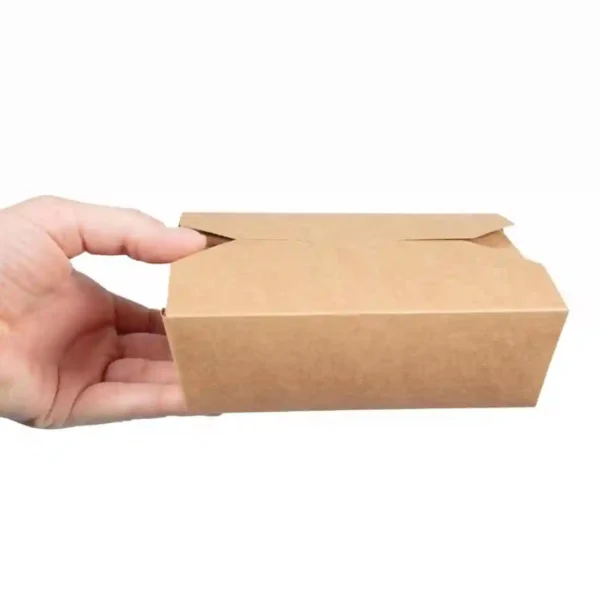 Vegware Compostable Paperboard Food Boxes No.5 1050ml / 37oz (Pack of 150) - Image 4