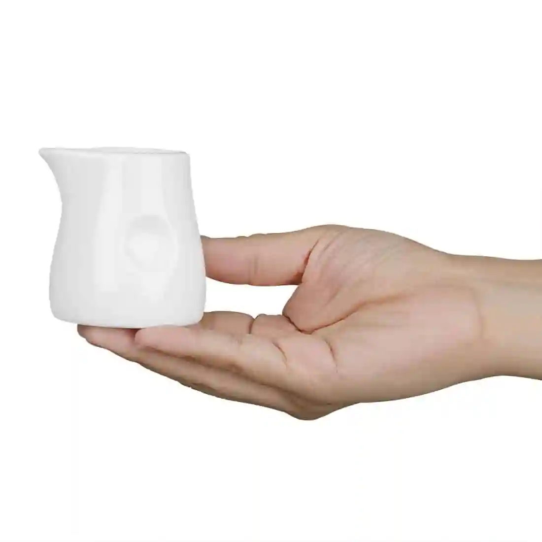 Olympia Dimpled Milk Jugs 70ml - Image 2