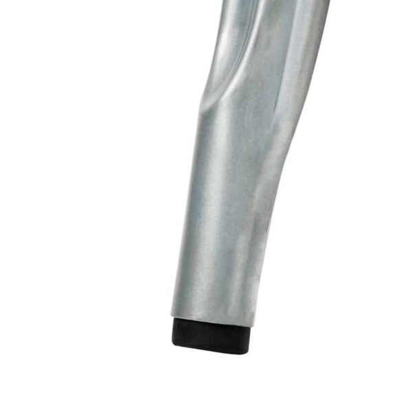 Bolero Bistro Side Chairs with Wooden Seat Pad Galvanised Steel (Pack of 4) - Image 6