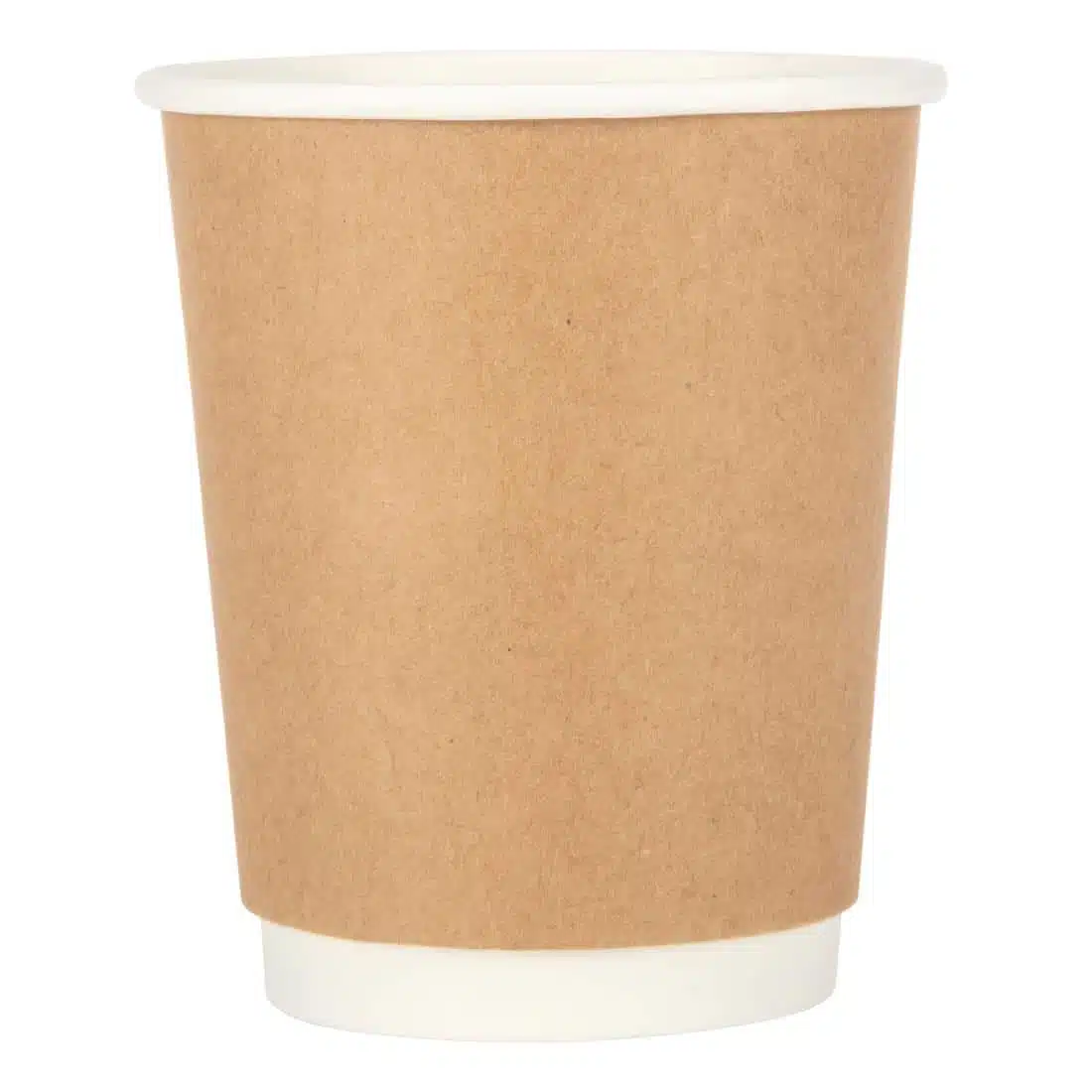 Fiesta Recyclable Coffee Cups Double Wall Kraft 225ml / 8oz (Pack of 25) - Image 3
