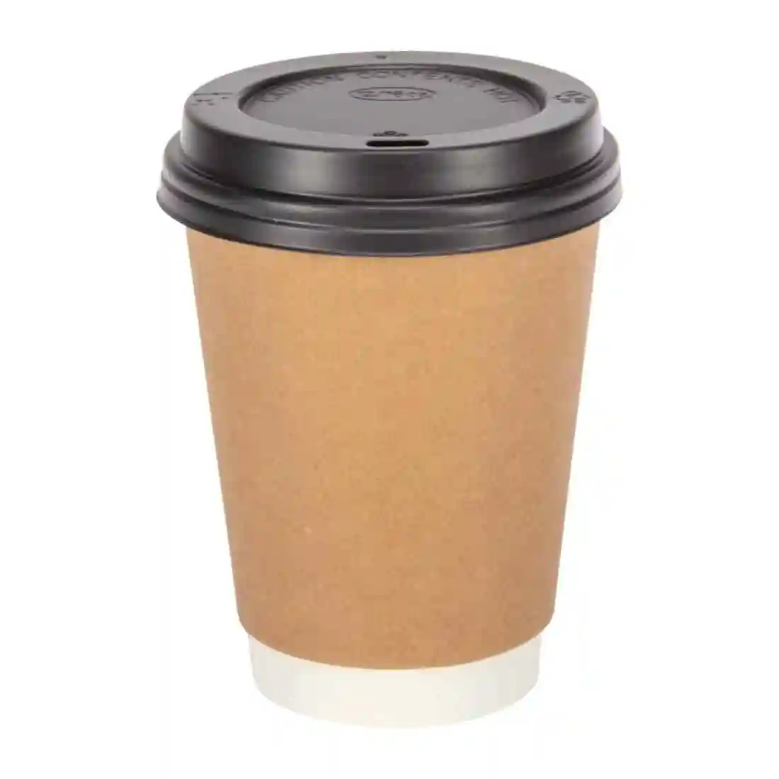 Fiesta Recyclable Coffee Cups Double Wall Kraft 340ml / 12oz (Pack of 500) - Image 3
