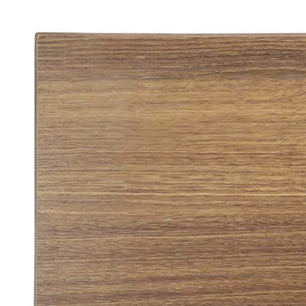 Bolero Pre-drilled Square Tabletop Rustic Oak 600mm - Image 3