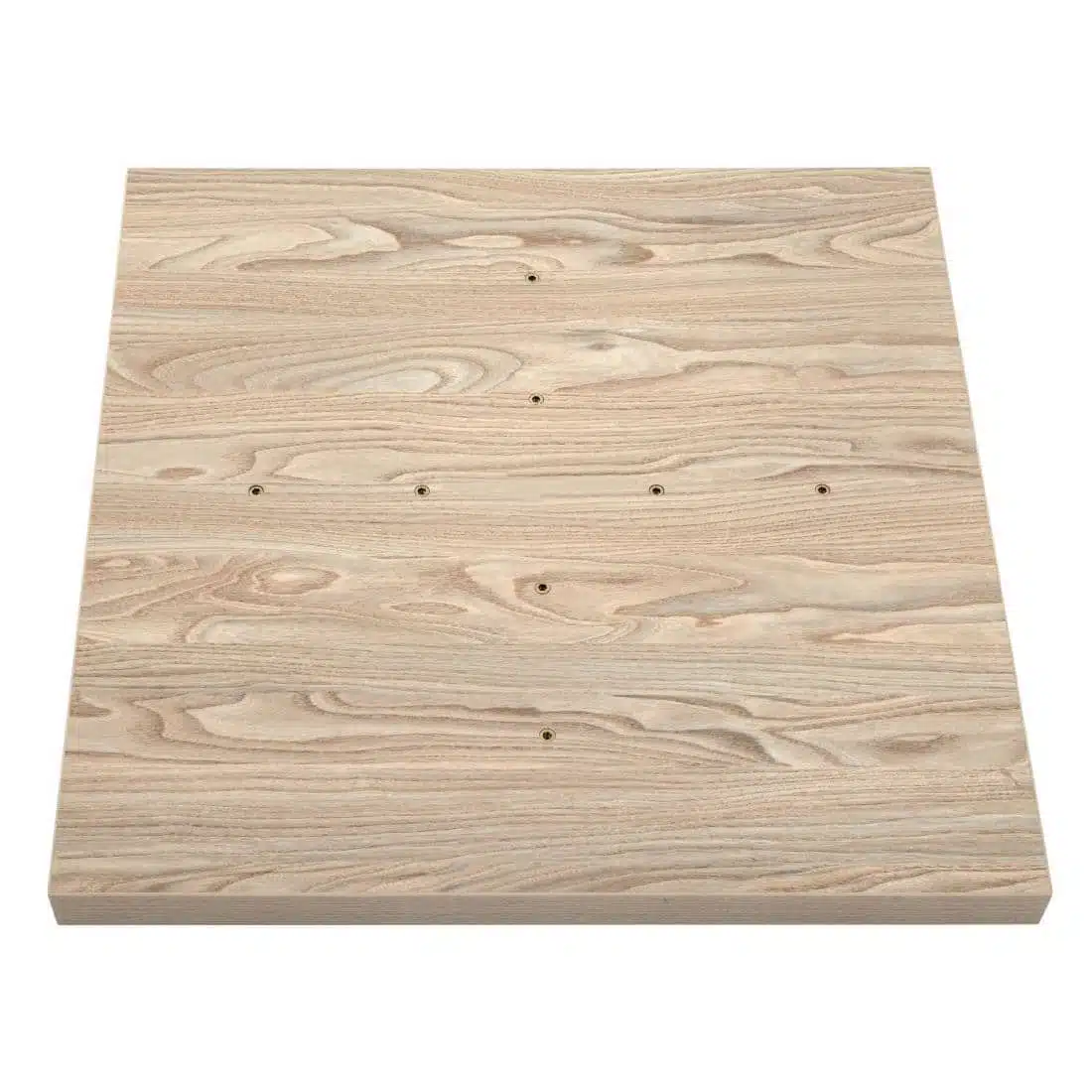 Bolero Pre-drilled Square Tabletop Antique Natural 700mm - Image 5
