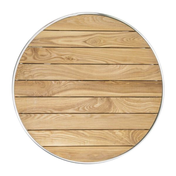 Bolero Ash Round Poseur Height Table 600mm - Image 3