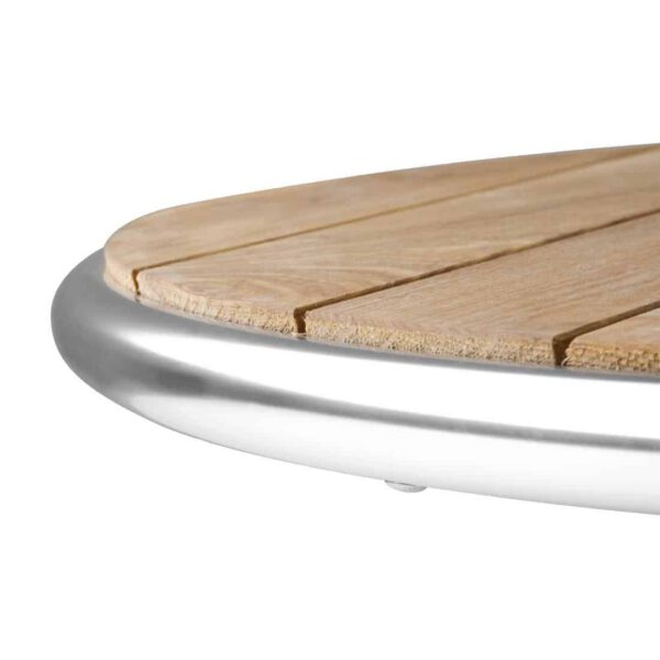 Bolero Ash Round Poseur Height Table 600mm - Image 4