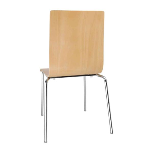 Bolero Square Back Sidechair (Natural Finish) (Pack 4) - Image 2