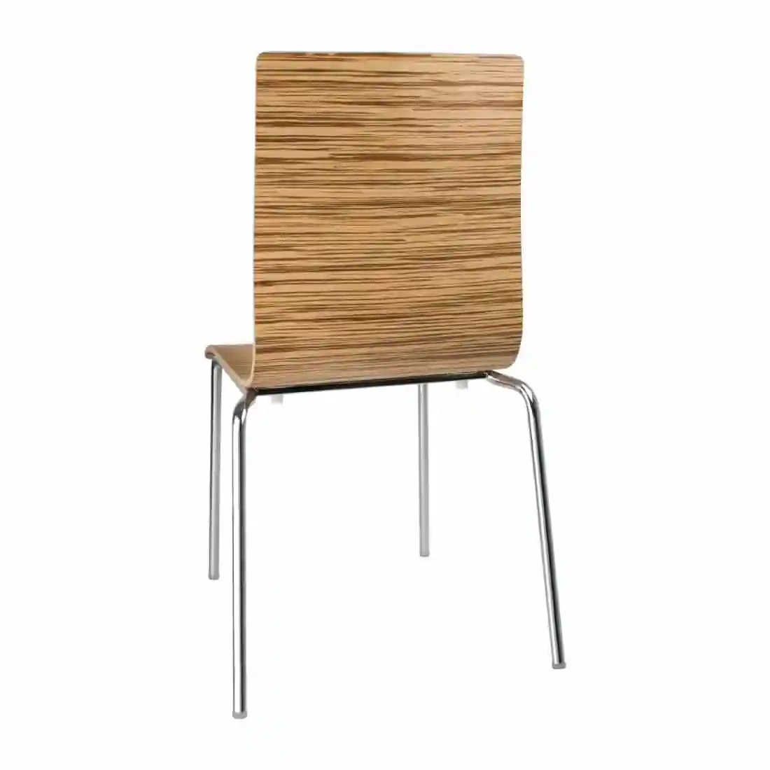 Bolero Square Back Side Chair Zebrano (Pack of 4) - Image 3