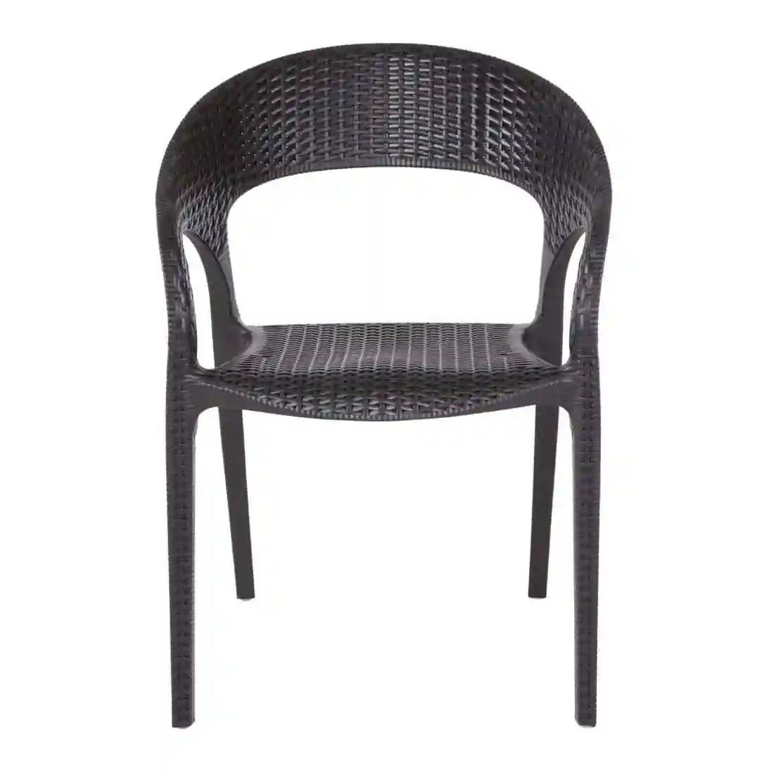 Bolero PP Rattan Wraparound Armchairs (Pack of 4) - Image 3