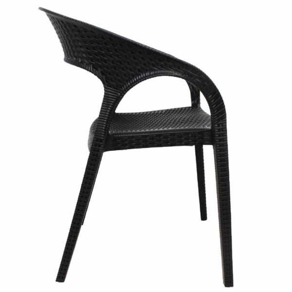 Bolero PP Rattan Wraparound Armchairs (Pack of 4) - Image 4
