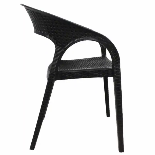Bolero PP Rattan Wraparound Armchairs (Pack of 4) - Image 4