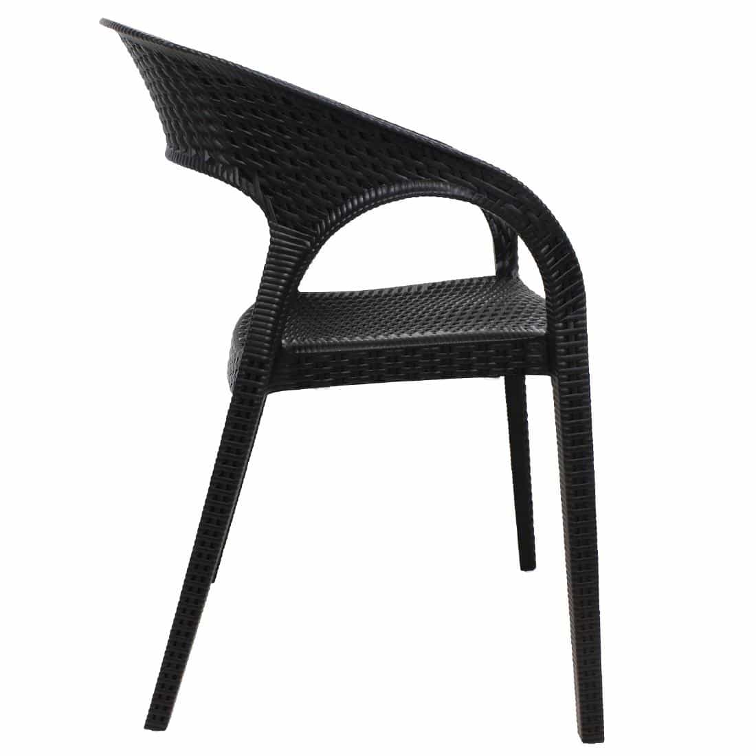 Bolero PP Rattan Wraparound Armchairs (Pack of 4) - Image 5