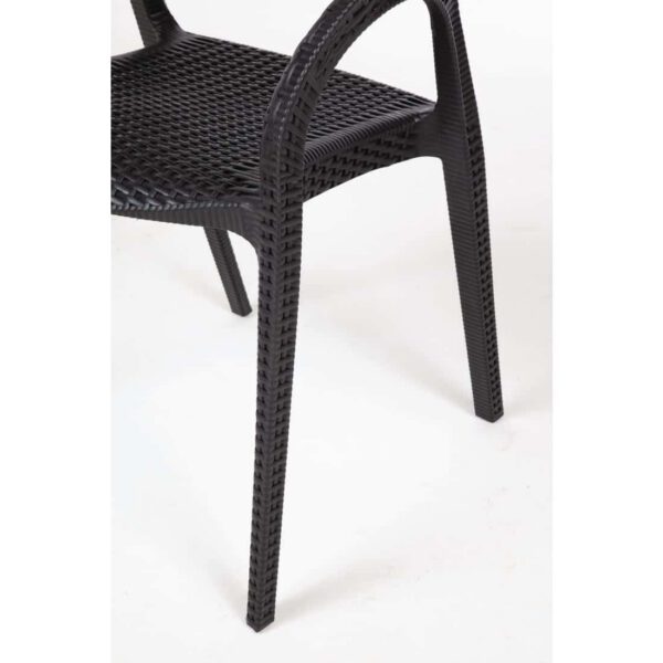 Bolero PP Rattan Wraparound Armchairs (Pack of 4) - Image 7