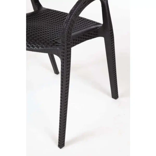 Bolero PP Rattan Wraparound Armchairs (Pack of 4) - Image 7