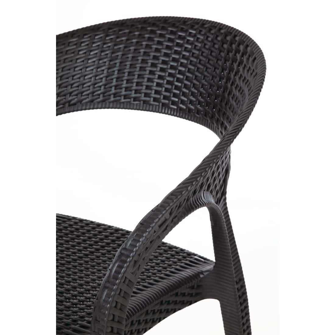 Bolero PP Rattan Wraparound Armchairs (Pack of 4) - Image 9