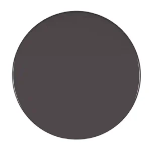 Werzalit Pre-drilled Round Table Top Dark Grey 600mm
