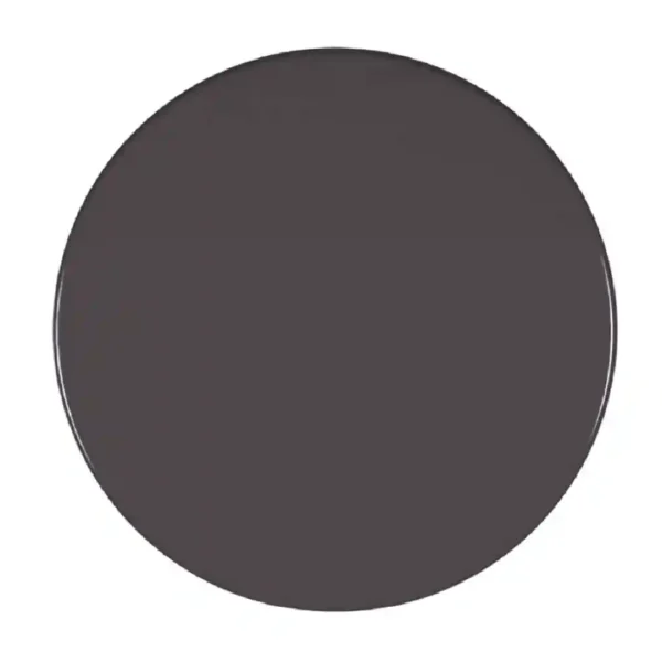 Werzalit Pre-drilled Round Table Top Dark Grey 600mm