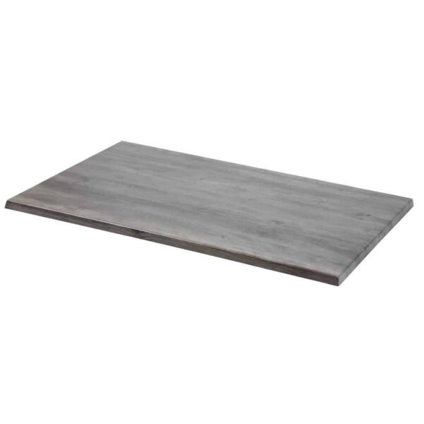 Werzalit Rectangular 1100x700mm Table Top Ponderosa Grey - Image 2